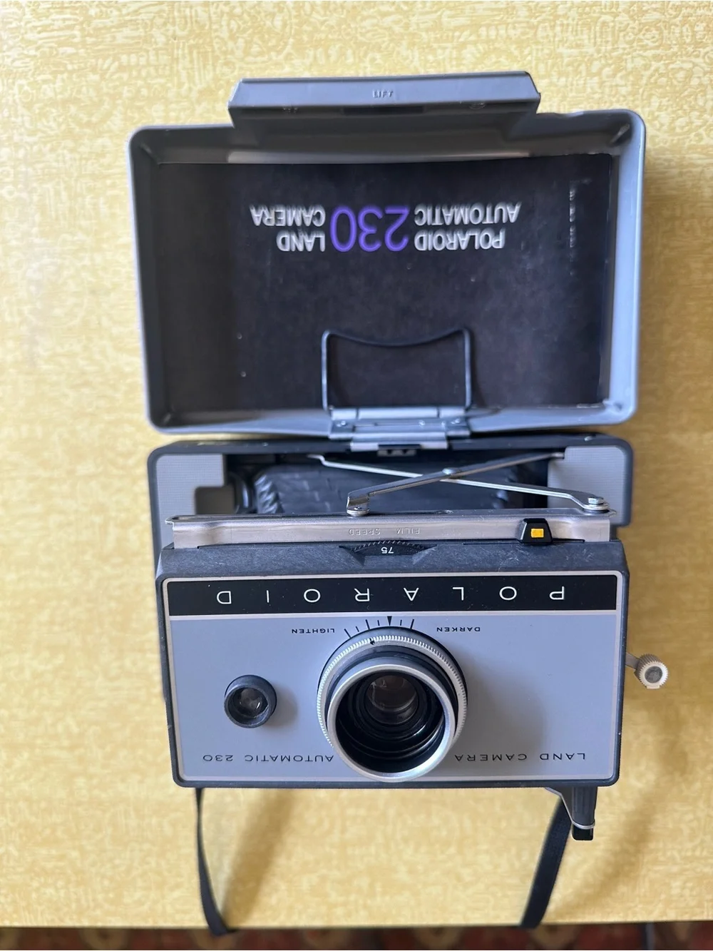 Polaroid Gray & Black Land Automatic 230 Instant Camera